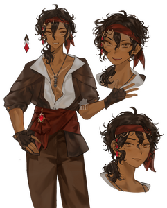 Fully-rendered character sheet Fully-rendered character sheet